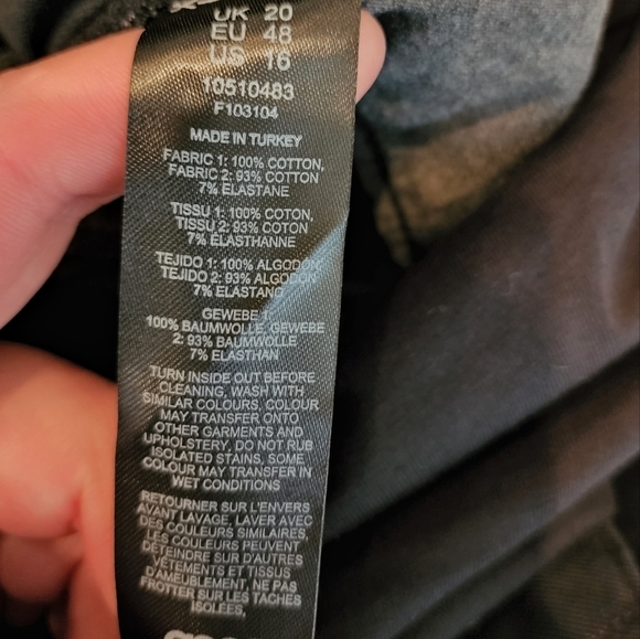 ASOS maternity black baggy jeans. Women's plus size 16. - Picture 11 of 16